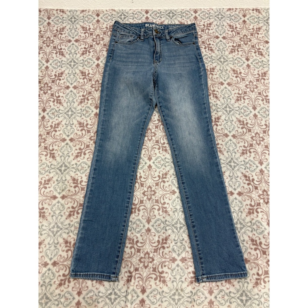 Blue Spice Straight Leg Jeans Medium Wash Recycled Denim Size 5